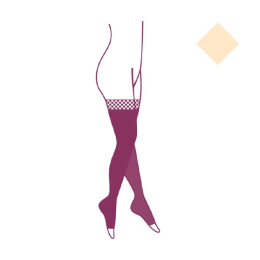 Varisma Nuances Bas Autofix de compression pieds ouverts Classe 2 Nuance n°1 - Taille 3 court