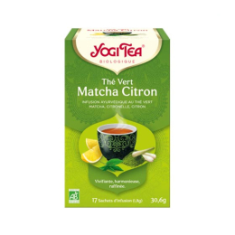 Yogi Tea Thé vert Matcha citron BIO - 17sachets