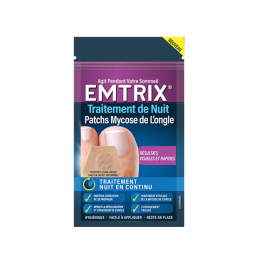 Emtrix Patch Nuit Traitement mycose de l’ongle - 14 patchs
