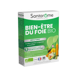 Santarome bien-être du foie BIO - 20 ampoules