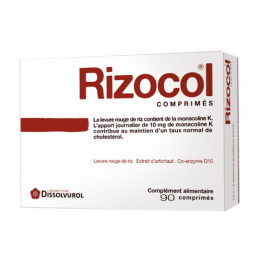 Dissolvurol Rizocol - 90 comprimés
