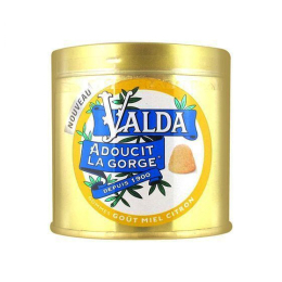 Valda Gommes pour la gorge miel citron- 160g