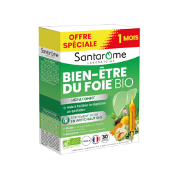 Santarome Bien-être du Foie BIO - 30 ampoules de 10ml
