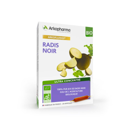 Arkopharma Arkofluides Radis Noir BIO - 20 ampoules
