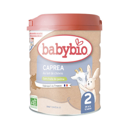 Babybio Caprea 2 Lait 2ème âge au lait de chèvre BIO - 800g