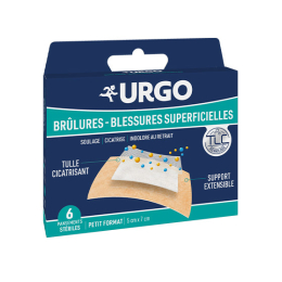Brûlures Blessures Superficielles Pansements Stériles - 6 pansements