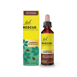 Bach Rescue Compte-gouttes saveur Menthe-chocolat - 20ml