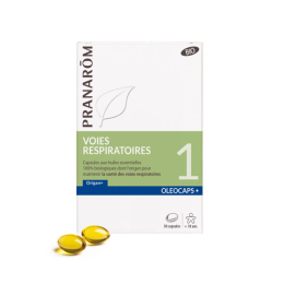Pranarôm Oleocaps+ 1 Voies respiratoires BIO - 30 capsules