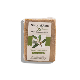 Haut-Ségala Savon d'Alep 35% baies de Laurier - 200g