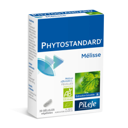Pileje Phytostandard mélisse - 20 gélules