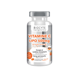 Longevity Vitamine C Lipo 500 mg - 30 comprimés à croquer