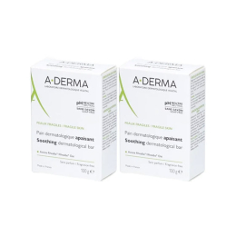 Pain Dermatologique Apaisant Visage et Corps - 2x100g