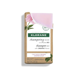 Klorane Shampooing Solide à la Pivoine BIO - 80 g