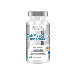 Biocyte Cal/Mag/Zinc Liposomal - 60 gélules