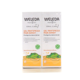 Gel Dentifrice pour Enfants Sans Fluor - 2x50ml