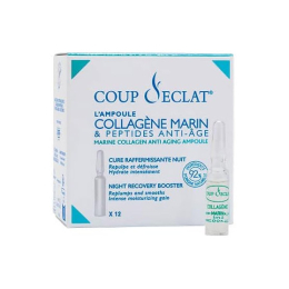 Ampoules Collagène Marin & Peptides Anti-Age - 12 ampoules
