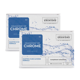 Granions de chrome 200 µg - 60 ampoules
