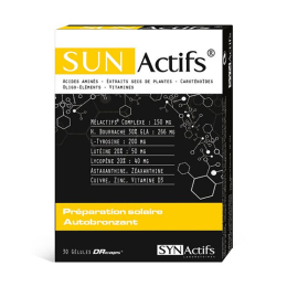 Sunactifs préparation solaire autobronzant - 30 gélules