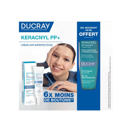 Coffret Anti-Imperfections Keracnyl Crème + Gel Moussant OFFERT