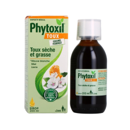Phytoxil Toux Sirop apaisant toux sèche et grasse - 200ml