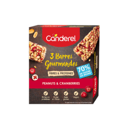 Barres Gourmandes Cranberries et Cacahuète - x3