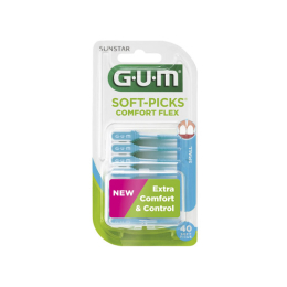 GUM Soft-Picks Comfort Flex 659 Bâtonnets interdentaires Taille S - 40 bâtonnets