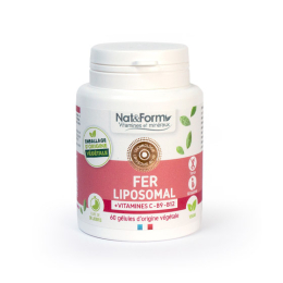 Nat & Form Fer Liposomal - 60 gélules