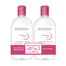Bioderma Créaline H2O solution micellaire - 2x500ml