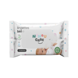 Nanoucare Lingettes Nettoyantes Bébé - 70 lingettes