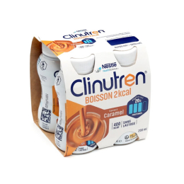 Clinutren Boisson Hyperprotéinée et Hypercalorique Saveur Caramel - 4x200ml