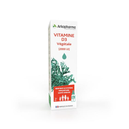 Arkopharma Arkofluides Vitamine D3 végétale liquide 2000UI - 15 ml