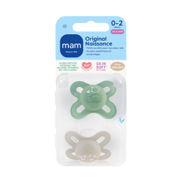 Sucettes Original Naissance 0-2 Mois - Lot de 2