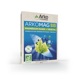 ArkoMag BIO Magnésium Marin + Végétal - 30 comprimés