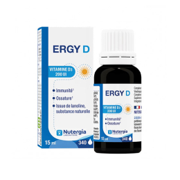 Nutergia Ergy D Vitamine D3 200 UI - 15ml