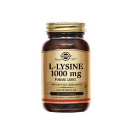Solgar L-Lysine - 50 comprimés