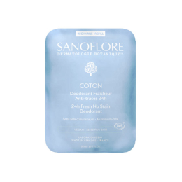 Déodorant Fraicheur Roll-On Anti-Traces Coton - Recharge 50ml