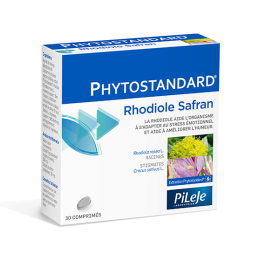 Pileje Phytostandard Rhodiole Safran - 30 comprimés
