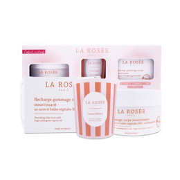 Coffret Gommage Corps + Recharge Gommage + Bougie