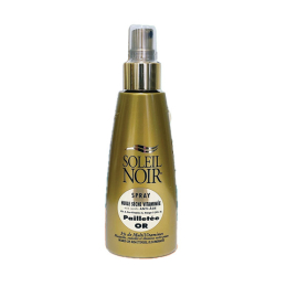 Soleil Noir Huile sèche vitaminée Pailletée Or - 150ml