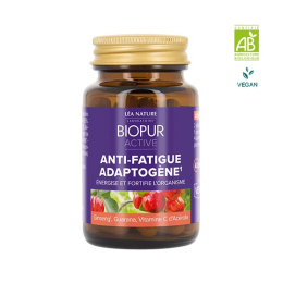 BIOPUR Active Anti-fatigue adaptogène BIO - 48 gélules végétales