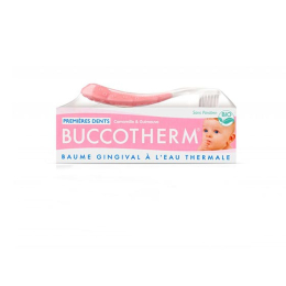 Buccotherm Kit premières dents 0-2 ans Baume gingival et brosse à dents BIO - 50ml