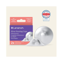 Lansinoh Coupelles d'allaitement en argent - x2