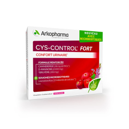 Arkopharma Cys-Control Fort avec microbiotiques - 10 sachets + 5 sticks à diluer