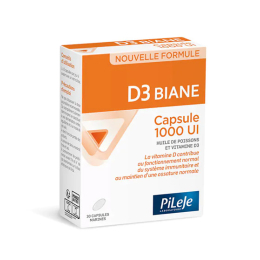 Pileje D3 Biane Capsule 1000 UI Vitamine D - 30 capsules