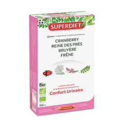 Superdiet Quatuor Reine des près Confort urinaire BIO - 20 ampoules