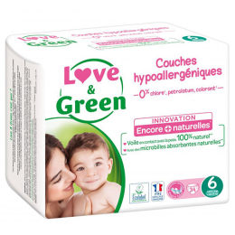 Love & Green Couches écologiques Taille T6 - 34 couches