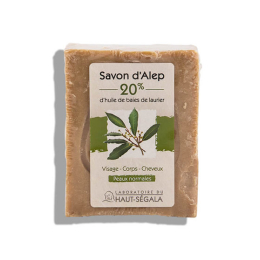 Haut-Ségala Savon d'Alep 20% baies de Laurier - 200g