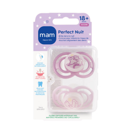 Perfect nuit Sucettes animaux 18 mois et + - lot de 2