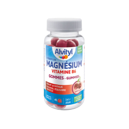 Magnésium Vitamine B6 Goût Cerise - 45 gommes