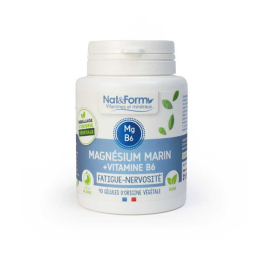 Nat & Form Magnésium marin + vitamine B6 - 40 gélules